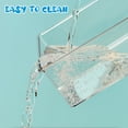 thumbnail image 4 of MasteelfCA 1pc Acrylic Sandbox Hamster Bath Container Hamster Sand Bath Container Chinchilla Toilet Sand Bath House, 4 of 8