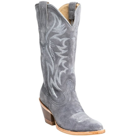 

Idyllwind Women s Charmed Life Western Boot Pointed Toe Grey 8 M US