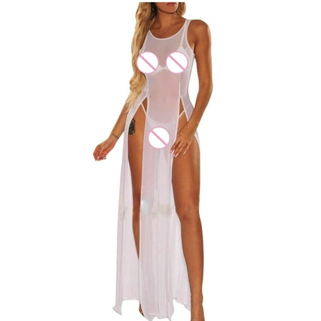 Lingerie for Women Sexy Naughty Women s Exotic Lingerie Sets Nightgown and Panty Lingerie for Women Two-piece Chemise pajamas Lingerie for Women Outfits Dress