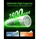 thumbnail image 3 of Paquete de 4 baterías recargables EBL AA 2800 mAh Ni-MH, 3 of 6