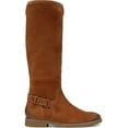 thumbnail image 2 of Vionic Women's Rochelle Tall Zip Boot Tan Suede Wide Calf 9W, 2 of 5