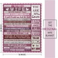 thumbnail image 5 of Gifts for Wife, Wife Ideas from Husband, Blanket for Wife, Cool Birthday Gifts Blankets for Wife, Gift Flannel Throw Blanket 60x50 Inches for Her, 5 of 6
