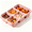 Pink[5 Compartments ], variant on Bxaolu Bento Box Adult Lunch Box - 1 Pack, 4- Compartment Plastic Container, Reusable Food Storage Snack Containers - Stackable for Home, Work, and Travel (Beige)