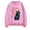 Pink, variant on Rebecca Quin Logo Merch Sweatshirt Man/Woman Hip Hop Hoodies New Fashion Sweatshirts