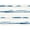 Blue Oasis, variant on Wallquest, Inc. Luxe Haven Horizon Stripe Peel and Stick Wallpaper Blue Oasis