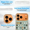 thumbnail image 6 of Case For Apple iPhone Air / 17 Pro / 17 Pro Max Series Case, Slim Thin Transparent Flexible Clear TPU Shockproof Phone Case For iPhone 17 Series, Cute Cat Doodle, 6 of 6