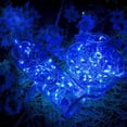 thumbnail image 4 of Juego de 2 guirnaldas de luces navideñas a pilas de 10 metros y 100 LED con control remoto y temporizador. Luces de luciérnaga con 8 modos de brillo para decoración de jardín, fiestas e interiores., 4 of 5