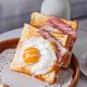 thumbnail image 1 of wonima44 2Pcs Artificial Fried Egg Toast Simulation Bread Slice Model Photography Prop for Home Kitchen Table Party Decoration, 1 of 1