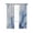 Blue, variant on Blue Marble Blackout Curtains, Light Blocking Print Window Curtains, Gradual Modern Abstract Art Thermal Insulated Window Drapes for Living Room Kitchen Cafe 2 Panels, 55"W x 39"L