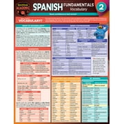Spanish Fundamentals 2 - Vocabulary : a QuickStudy Laminated Reference Guide (Edition 2) (Other)