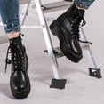 thumbnail image 4 of OULII Nonslip Rubber Ladder Feet Covers for Home Use Black 4pcs, 4 of 8