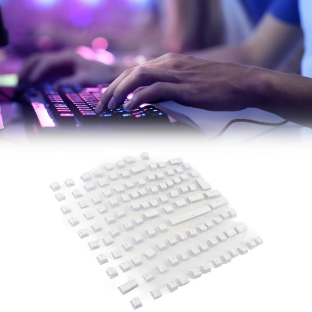 Teclas ABS, Buena Transmisión De Luz Teclas De Teclado De Alta Resistencia Al Calor Material ABS Resistente A La Corrosión 108 Teclas Para Teclado Mecánico