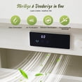 thumbnail image 4 of Tilt Out Trash Cabinet Kitchen Trash Can Holder Wood Laundry Hamper Recycling Trash Cabinet, White (Single Door), 4 of 6
