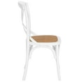 thumbnail image 4 of Poly & Bark Cafton Crossback Chair in White, 4 of 5