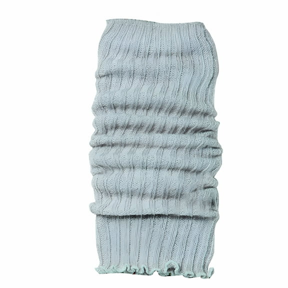 TELOLY Leg Warmers for Women Plus Size Solid Color Foot Warmers Party Thick Leg Warmers Colored Fluorescent Wool Knitted Socks