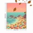 thumbnail image 3 of Colorful Beach Scene Canvas Wall Art, Bright Seaside Print for Living Room, Bedroom, Kitchen, Bathroom and Hotel Decor, 3 of 8