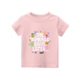 thumbnail image 4 of XADYUY 100 Days Of School Shirt Kids Girls 100 Days Later Graphic School Shirt Crew Neck Short Sleeve Tee Top Cute Casual Happy Clothing,Pink,9-10Years, 4 of 5