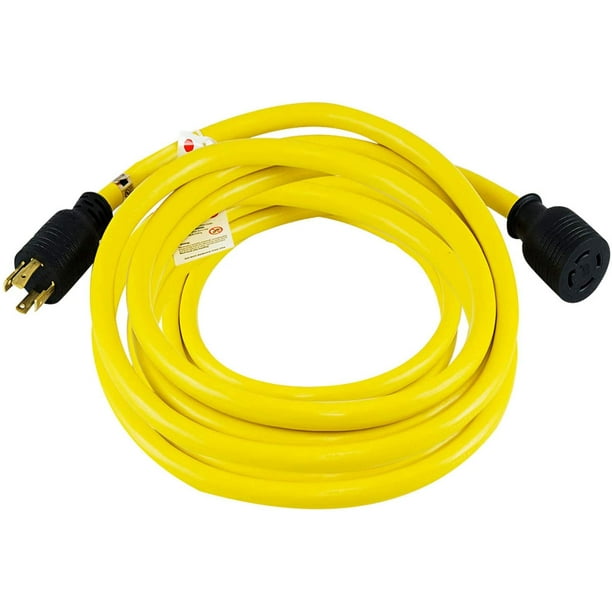 Houseables Generator Cord 30 Amp 4 Prong, Generators Extension, 25 ft