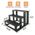 thumbnail image 6 of PETLESO Dog Stair Easy Install Pet Stairs for Small Dogs, Cats, 3 Steps Dog Steps for Bed Couch, 6 of 6