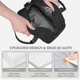 thumbnail image 3 of Disketp Black Glitter Lonchera Térmica para Mujer y Hombre, Bolsa de Almuerzo Reutilizable e Impermeable para Trabajo, Viajes y Picnic, 3 of 7