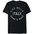 thumbnail image 1 of LOST GODS Mens Ciao Bella Italy Rome and Rose T-Shirt, 1 of 4