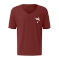 thumbnail image 4 of Camisetas de Trabajo de Manga Larga para Hombres Protección Solar, Deportes Manga Corta V Cuello Algodón Camisetas para el Verano Y Casual, 4 of 4