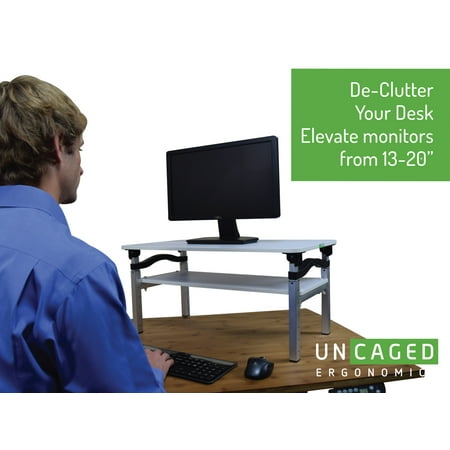 Lift Tall Adjustable Height Computer Monitor Stand For Sitting
