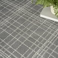 thumbnail image 6 of Nourison Jubilant Plaid Grey 5'3" x 7'3" Area Rug (5x7), 6 of 8
