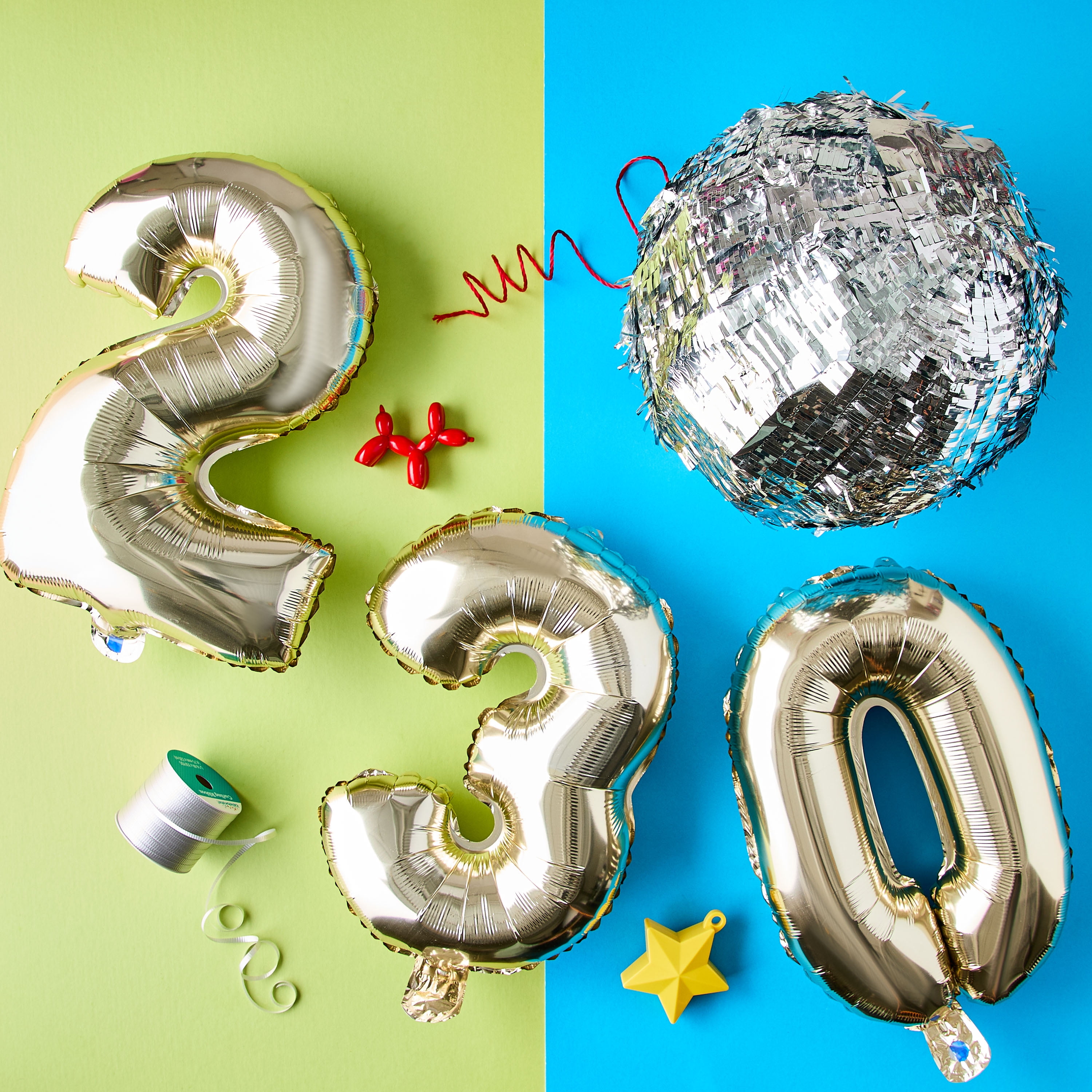34" Gold Number 3 Foil Balloon, by Way To Celebrate