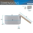 thumbnail image 5 of Techni Home Storage Ottoman with Reversible Tray Top, Natural, 5 of 10