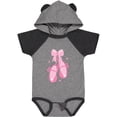 thumbnail image 3 of Inktastic Ballerina Pink Ballet Slippers Girls Baby Bodysuit, 3 of 5