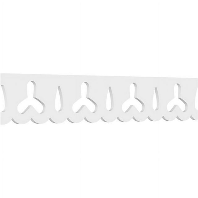 Ekena Millwork RUNP08X0625X48HOL 8 x 48 Po. Pitch 0.62 Po. Garniture de Course en PVC de Qualité Architecturale Holland