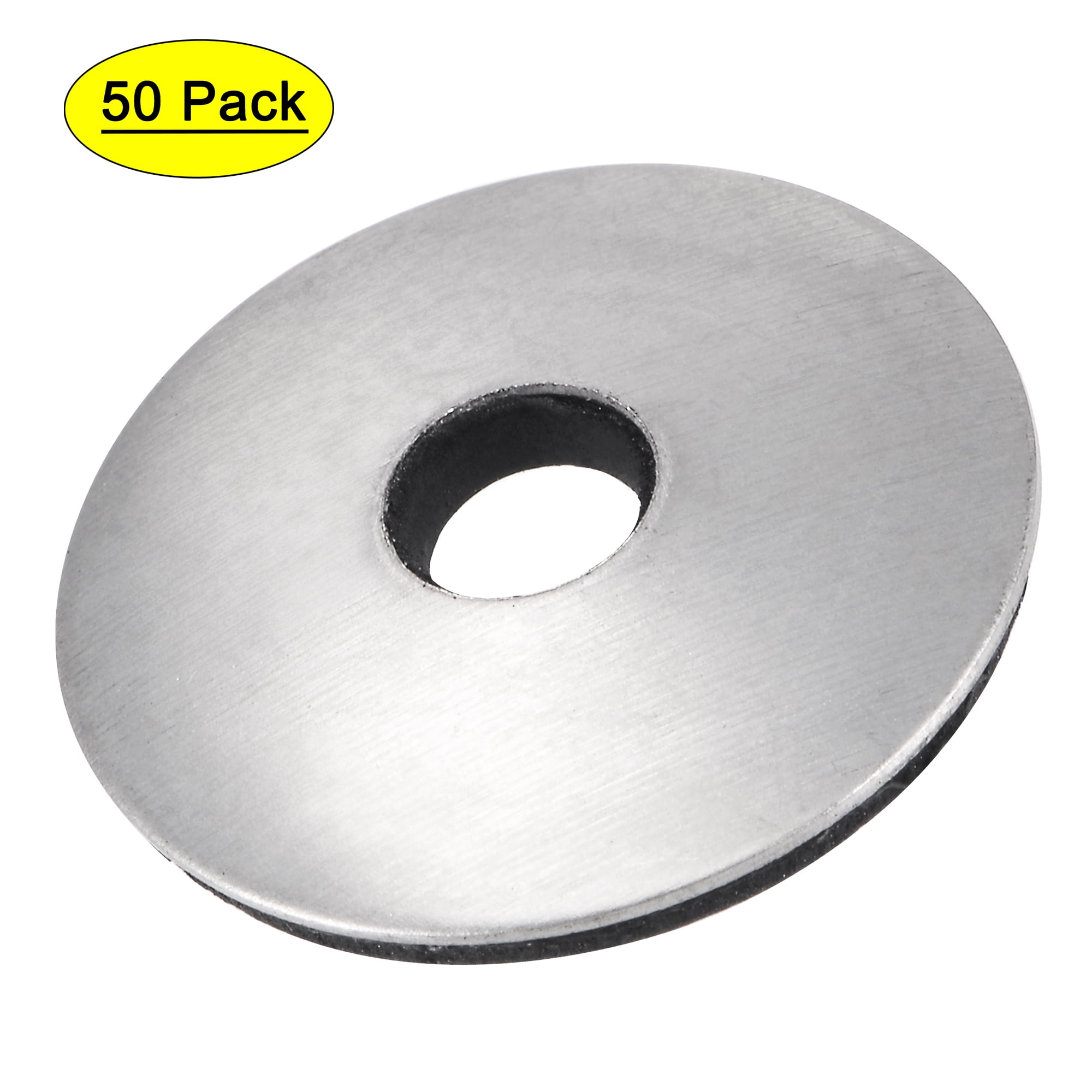uitvinden pols Onmiddellijk Uxcell 25x6.3x2.8mm Stainless Steel EPDM Bonded Sealing Washer Gasket 50  Count - Walmart.com