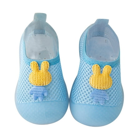 

Rovga Toddler Baby Socks Shoes Boys Girls Animal Prints Cartoon Socks Shoes Toddler Breathable Mesh The Floor Socks Non Slip Prewalker Shoes