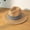 khaki, variant on Famous Ethnic Style Jazz Hat, New Summer Men's And Women's Boutique Straw Hat, Sun Shading, Leisure Vacation Beach Hat, Retro Top Hat