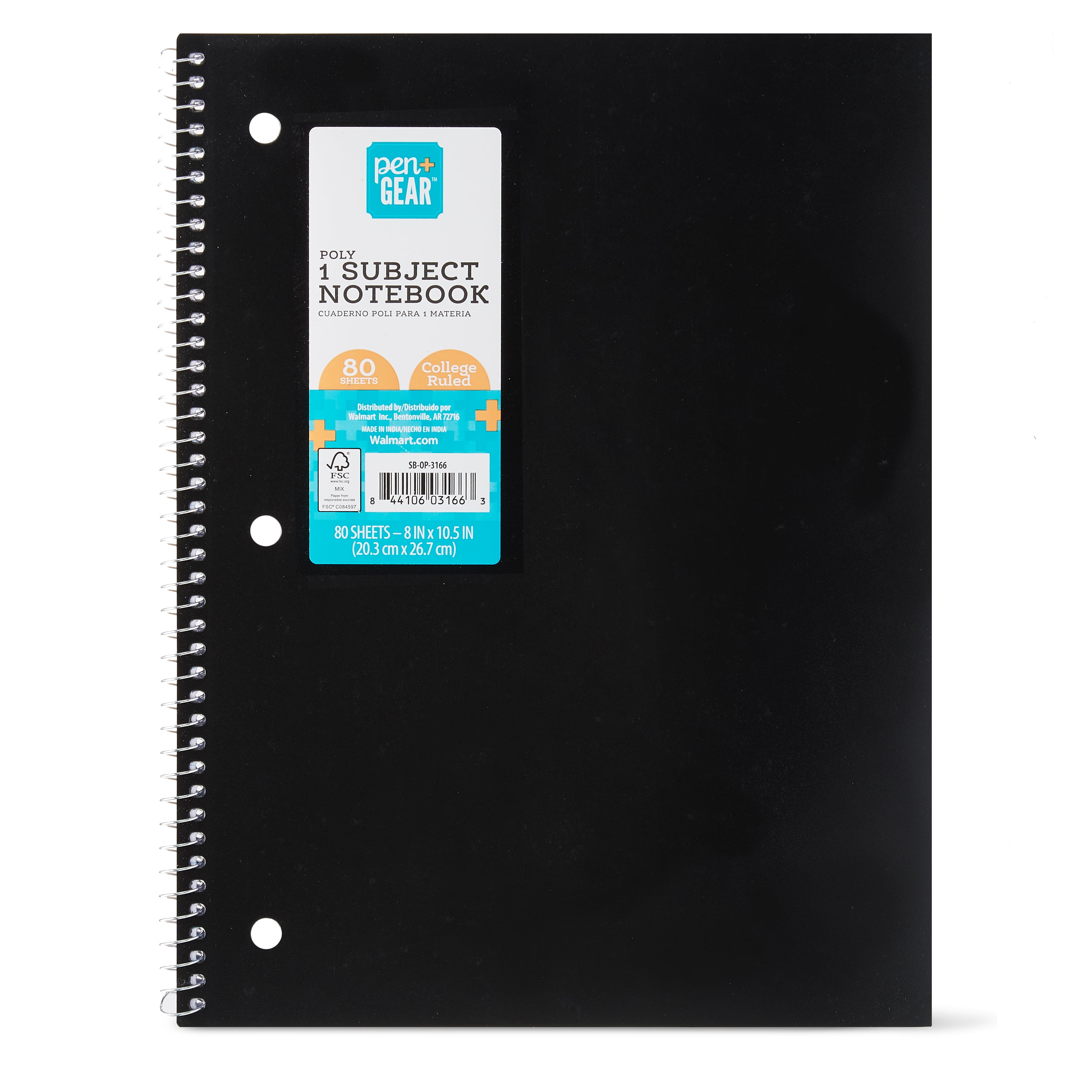 Pen Gear 1 Subject Notebook College Ruled 80 Sheets Black Walmart Com Walmart Com Pen Gear 1 Subject Notebook College Ruled 80 Sheets Black Walmart Com Walmart Com