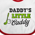 thumbnail image 4 of Inktastic Daddy's Little Caddy with Golf Club and Ball Boys or Girls Baby Bib, 4 of 4