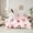 Pink Red, variant on Manfei Cute Christmas Dog Twin Bedding Sets 7 Pieces, Merry Xmas Bedding Comforter Set for Girls, Snowflake Present Print Sheet Sets, Ultra Soft Home Decor
