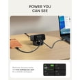 thumbnail image 2 of Satechi ChargeView 140W Desktop Charger, GaN Charging Station with Live Power Display, Four USB-C Ports, Designed for Modern Workspaces, Space Black, 2 of 6