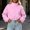Pink stand collar cropped zip jacket women a1, variant on thefmos Women's Stand Collar Zip Up Cropped Jacket Drawstring Hem Solid Color Casual Winter Coat Fashion Fall Outfit, Yellow S