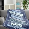 thumbnail image 4 of Pastor Blanket for Men Women, Pastor Appreciation Blanket, Pastor Appreciation Gifts for Women, Catholic Priest Appreciation Gifts, Christmas Blanket, Pastor Gifts for Christmas Birthday 50x60, 4 of 6