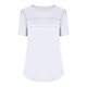 thumbnail image 5 of Mujeres Manga Corta Tops Casual Cuello Redondo Sólido, Moda Ligero Poliéster Spandex Tee, 5 of 5