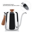 thumbnail image 2 of Stainless Steel Coffee Pot  Kettle Drip Coffee Pot, Coffee Pot, Wooden Handle Drip Coffee Pot For Coffee Shop Home Kitchen, 2 of 8