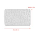 thumbnail image 3 of Dmlowu Bathroom Rugs - Ultra Absorbent Non-Slip Floor Bath Mat, Super Soft Shower Mat for Bath Tub, Machine Washable 16x24" (White), 3 of 4