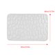 thumbnail image 2 of Tapete de baño de algodón - Alfombra de baño ultra absorbente antideslizante, súper suave y de secado rápido, 40x60cm, lavable a máquina para salón, dormitorio, cocina, 2 of 2