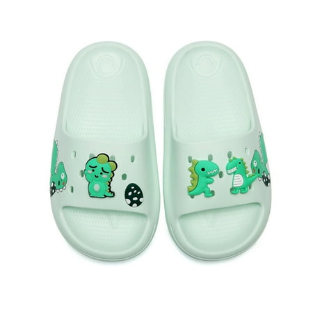 

AnuirheiH Children s Slippers Boys And Girls Baby Cute Soft Bottom Cartoon Slippers Bathroom Non-slip Sandals On Sale