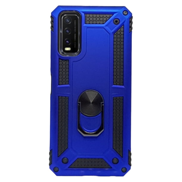 Funda Uso Rudo Cely Vesmir con Anillo Magnético Para Vivo Y20 / Y11s Azul Rey