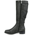 thumbnail image 3 of Journee Womens Carly Stacked Heel Riding Boots, 3 of 10