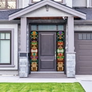 Fun Express Luau Tiki Vertical Banner Set - 2 Pc