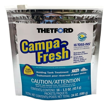 Thetford Campa Fresh Ocean Breeze Toss-Ins Holding Tank , 16 Count